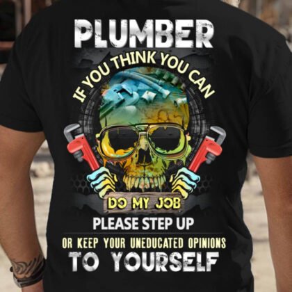 Step Up - Plumber Skull Quote