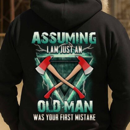 Assuming I’m Just A Firefighter Apparel - Axe Lightning